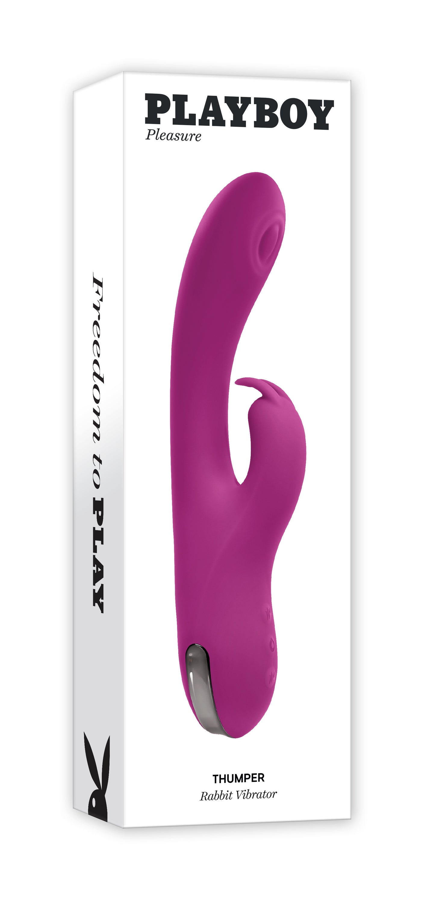 Playboy Pleasure THUMPER Purple 21.9cm USB Rechargeable Rabbit Vibrator