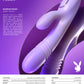 Playboy Pleasure BUMPING BUNNY Opal 22.9 cm USB Thrusting & Warming Vibrator