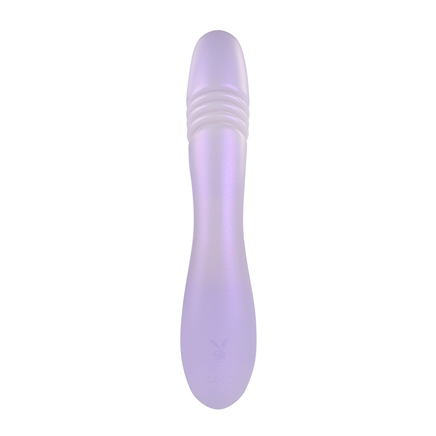 Playboy Pleasure BUMPING BUNNY Opal 22.9 cm USB Thrusting & Warming Vibrator