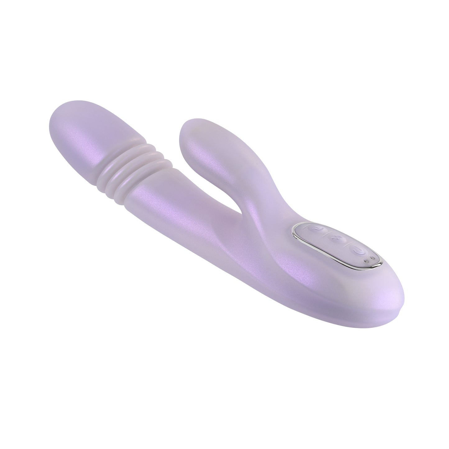 Playboy Pleasure BUMPING BUNNY Opal 22.9 cm USB Thrusting & Warming Vibrator