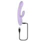 Playboy Pleasure BUMPING BUNNY Opal 22.9 cm USB Thrusting & Warming Vibrator