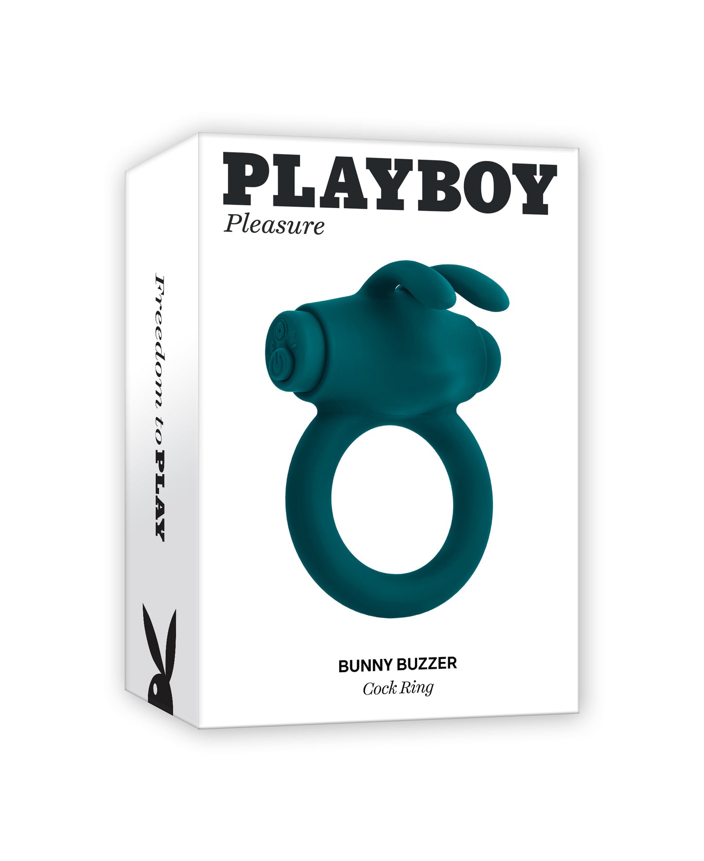 Playboy Pleasure BUNNY BUZZER Green USB Rechargeable Vibrating Cock Ring