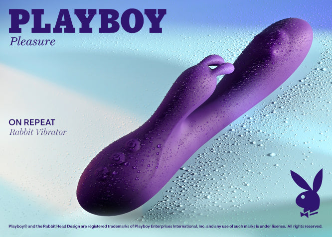 Playboy Pleasure ON REPEAT Purple 19.7cm USB Rechargeable Rabbit Vibrator