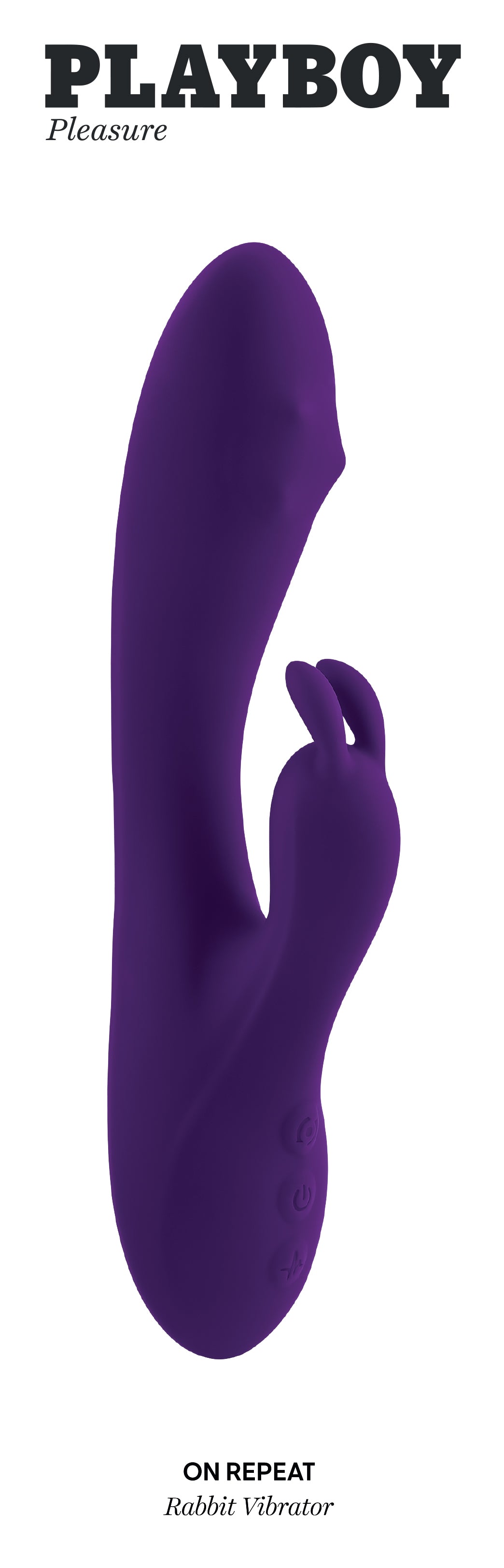 Playboy Pleasure ON REPEAT Purple 19.7cm USB Rechargeable Rabbit Vibrator