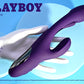 Playboy Pleasure THE THRILL Purple 24.4cm USB Rechargeable Rabbit Vibrator