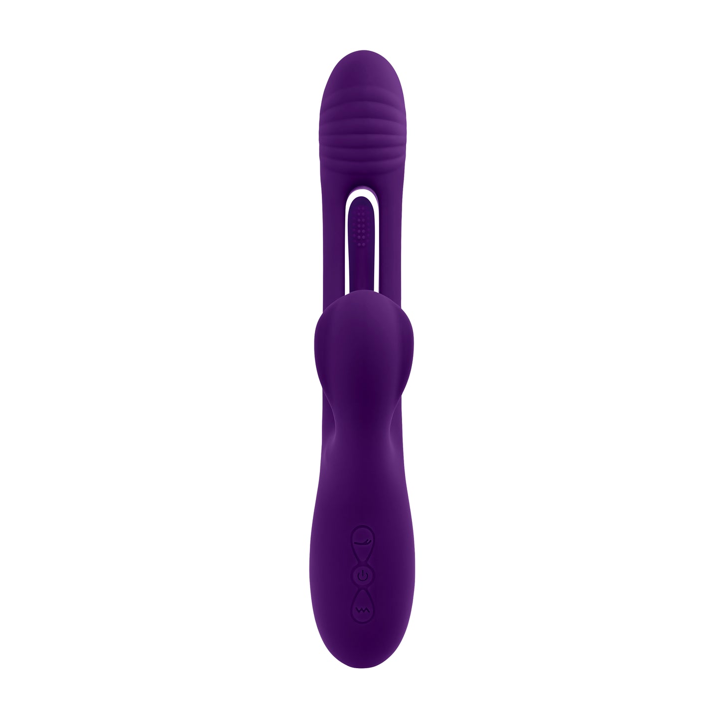 Playboy Pleasure THE THRILL Purple 24.4cm USB Rechargeable Rabbit Vibrator