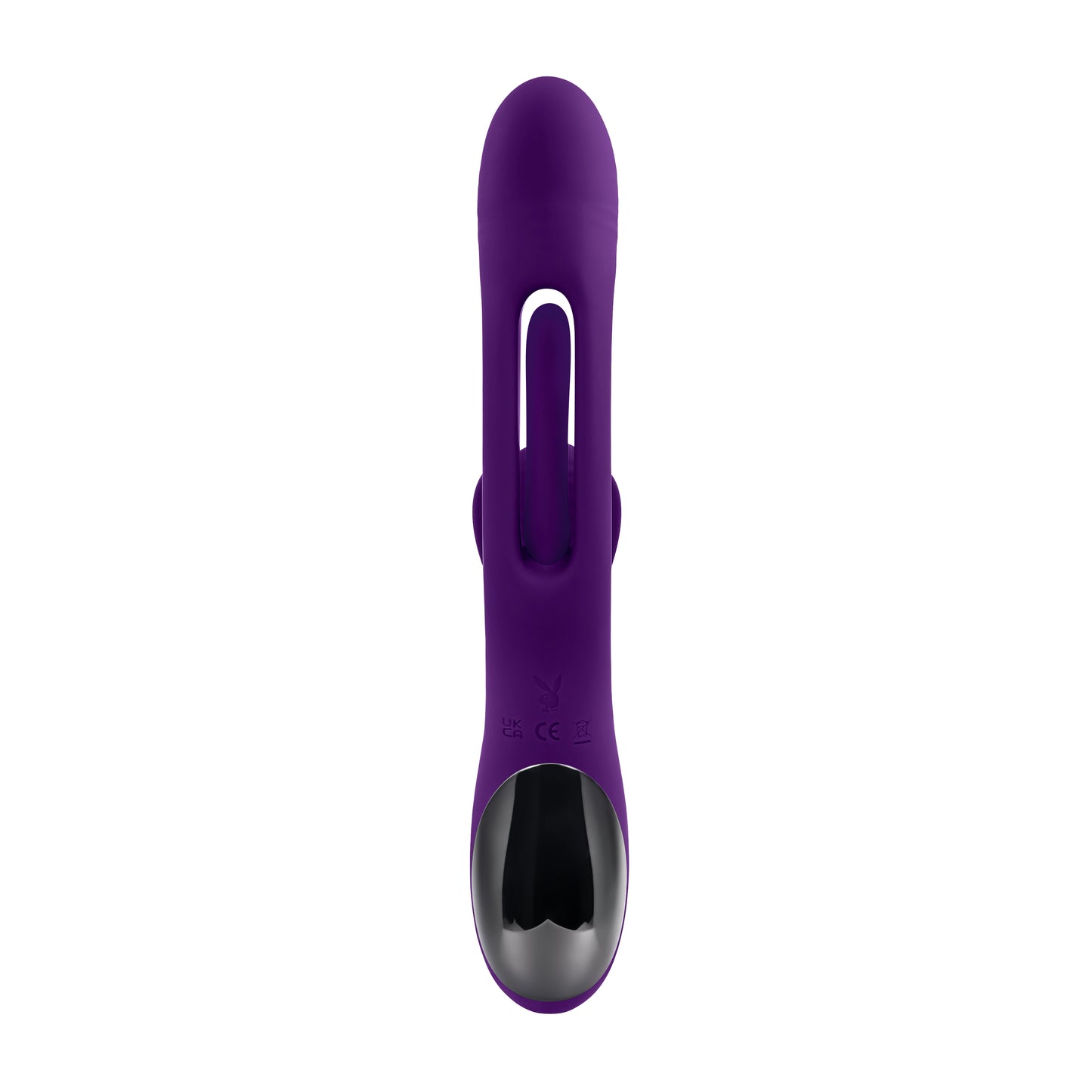 Playboy Pleasure THE THRILL Purple 24.4cm USB Rechargeable Rabbit Vibrator