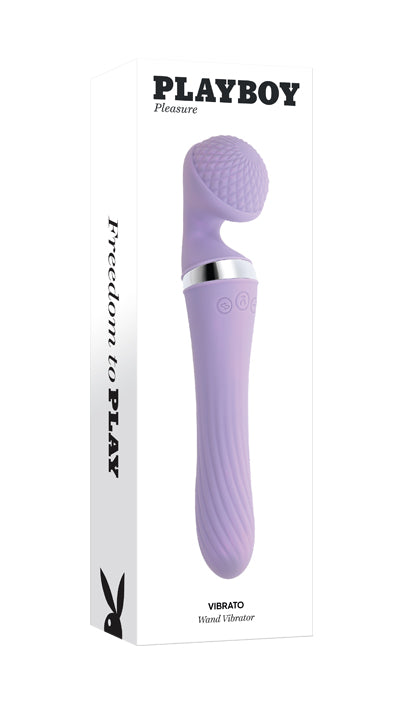 Playboy Pleasure VIBRATO Lavender 24cm USB Rechargeable Massage Wand Vibrator