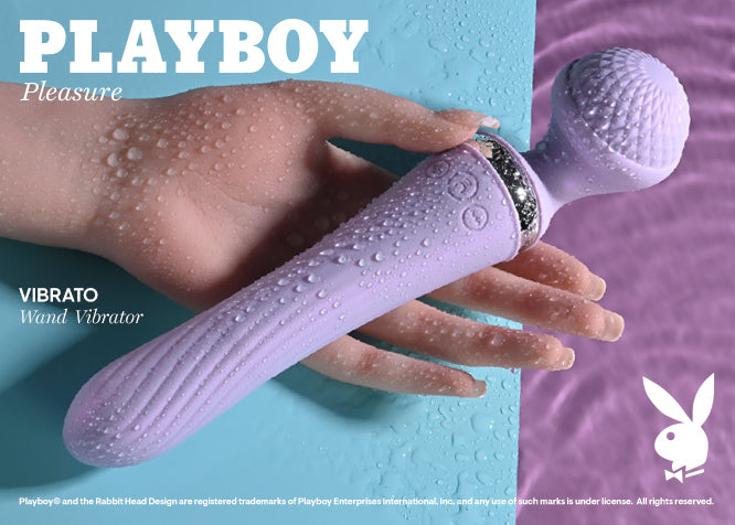 Playboy Pleasure VIBRATO Lavender 24cm USB Rechargeable Massage Wand Vibrator