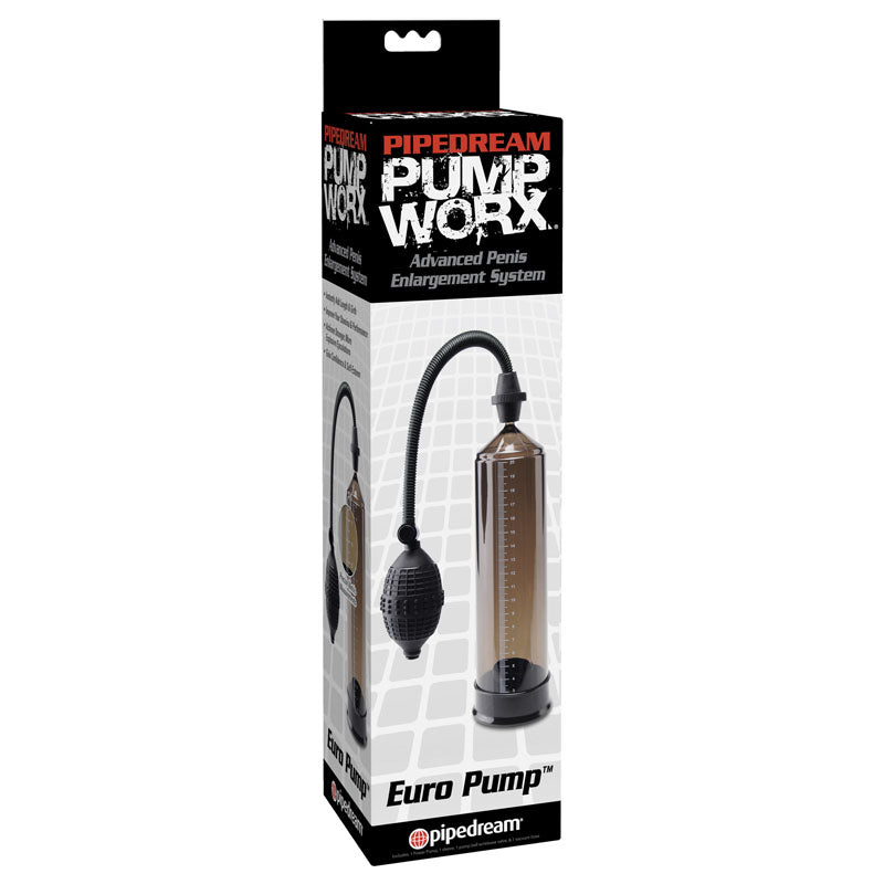 Pipedream Pump Worx Euro Pump - Smoke Penis Pump