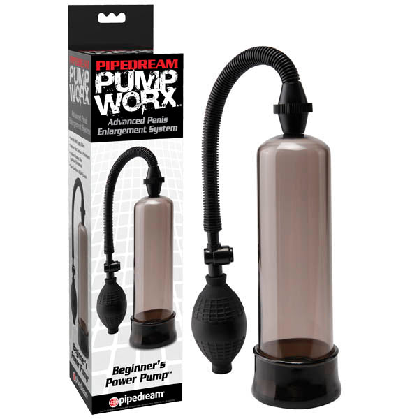 Pipedream Pump Worx Beginner's Power Pump - Smoke Penis Pump