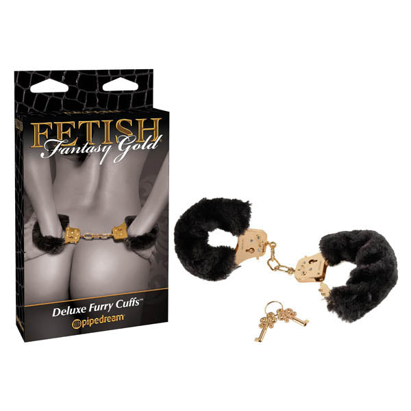 Pipedream | Fetish Fantasy Gold Deluxe Furry Cuffs