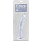 Pipedream Basix Rubber Works Slim 7 - Clear 17.8cm (7") Dong Dildo