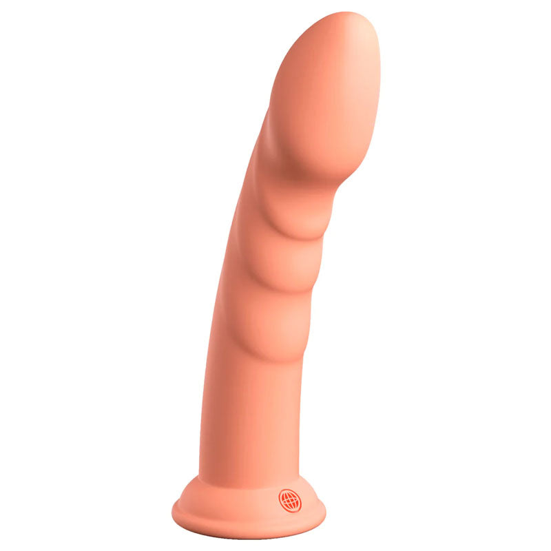 Pipedream Dillio Platinum Super Eight - Peach 20.3cm (8") Dong