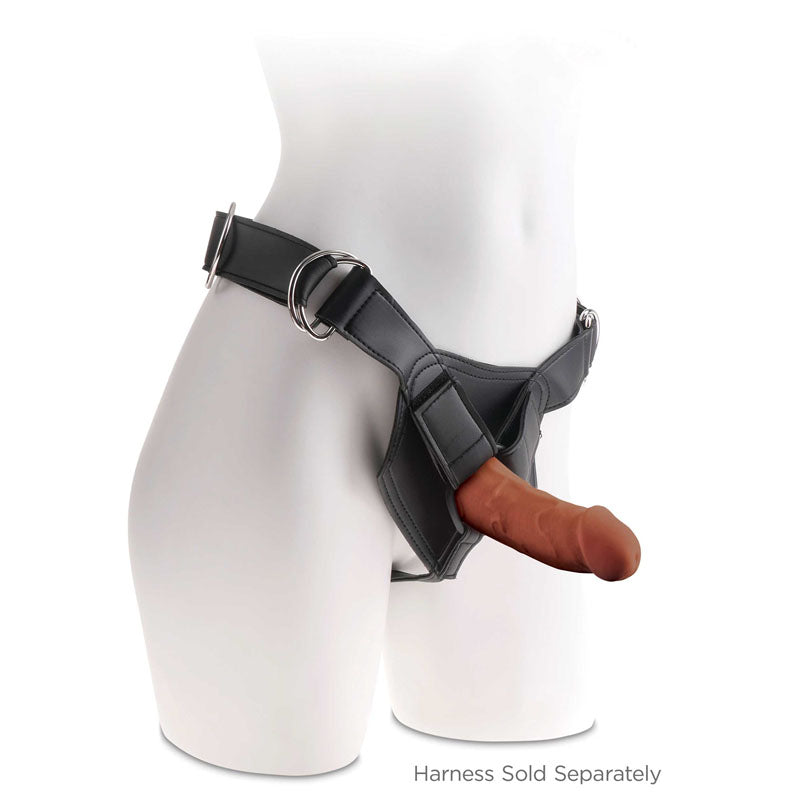 Pipedream King Cock Plus 6" Triple Density Cock Brown 15.2cm Dong Dildo