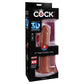 Pipedream King Cock Plus 8" Triple Density Cock Brown 20.3cm Dong Dildo