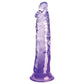 Pipedream King Cock Clear 8" Cock - Purple 20.3cm Dong Dildo