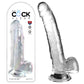 Pipedream King Cock Clear 9" Cock with Balls - Clear 22.9cm Dong Dildo