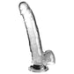 Pipedream King Cock Clear 9" Cock with Balls - Clear 22.9cm Dong Dildo