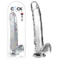 Pipedream King Cock Clear 11" Cock with Balls - Clear 28cm Dong Dildo