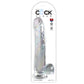 Pipedream King Cock Clear 11" Cock with Balls - Clear 28cm Dong Dildo