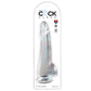 Pipedream King Cock Clear 10" Cock with Balls - Clear 25cm Dong Dildo