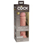 Pipedream King Cock Elite 8" Dual Density Cock - Flesh 20.3cm Dong Dildo