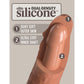 Pipedream King Cock Elite 8" Dual Density Cock - Tan 20.3cm Dong Dildo