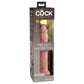 Pipedream King Cock Elite 9" Dual Density Cock Flesh 22.9cm Dong Dildo