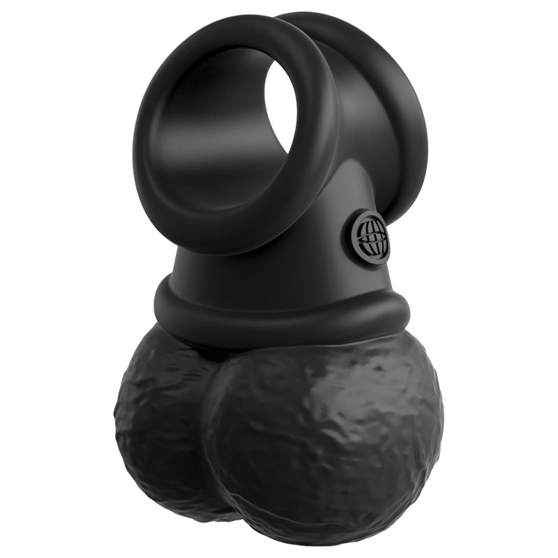 Pipedream King Cock Elite The Crown Jewels Vibrating Silicone Balls Cock Ring