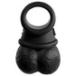 Pipedream King Cock Elite The Crown Jewels Vibrating Silicone Balls Cock Ring