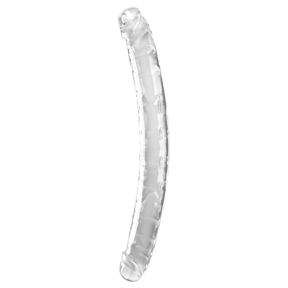 Pipedream King Cock 18" Double Dildo - Clear 45.7cm Double Dong