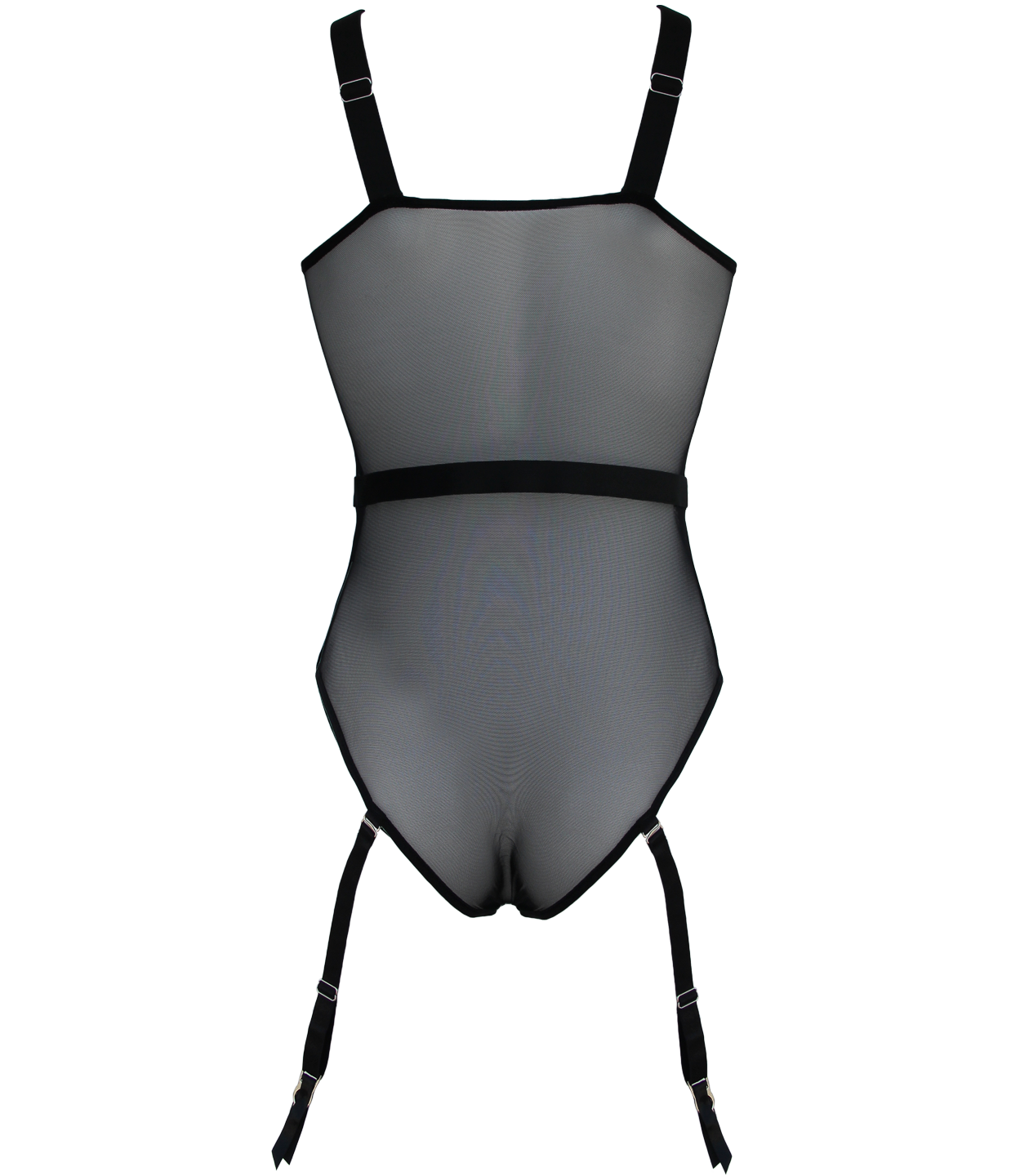 Muse Lingerie Black Mesh One Piece Teddy Size S/M/L/XL