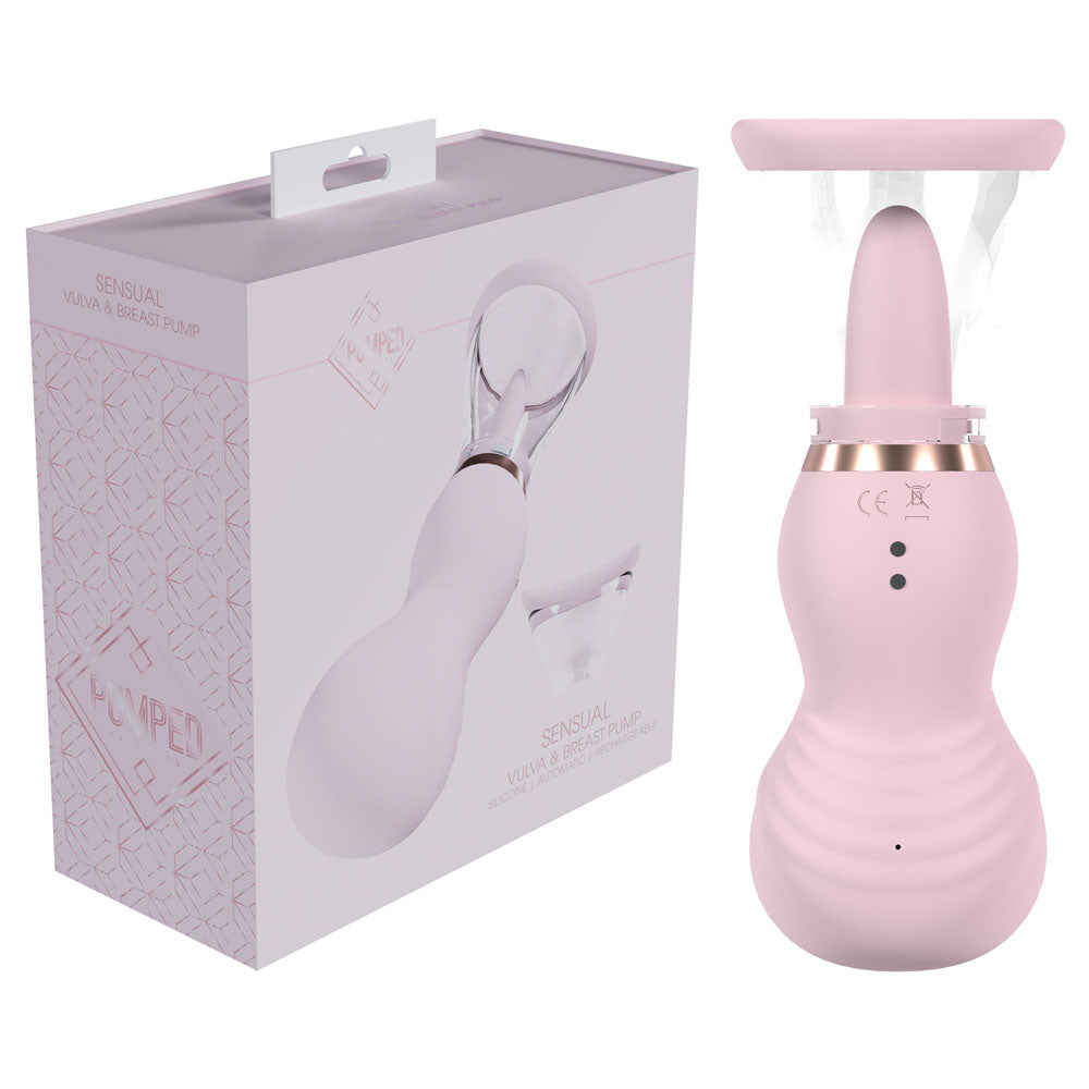 Shots Toys | PUMPED Sensual Auto Vulva & Breast Pump - Pink