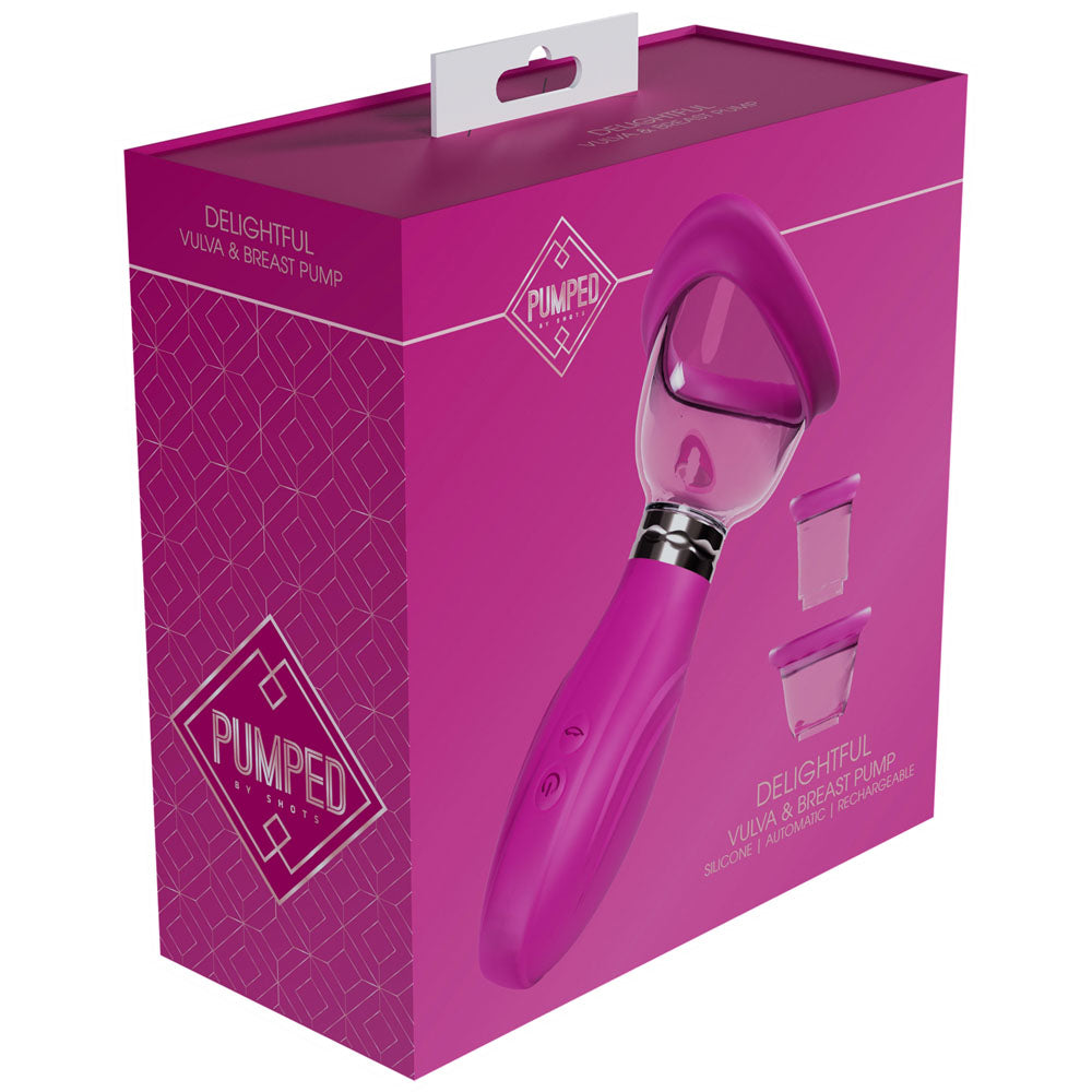 Shots Toys | PUMPED Delightful Auto Ladies Pump - Pink