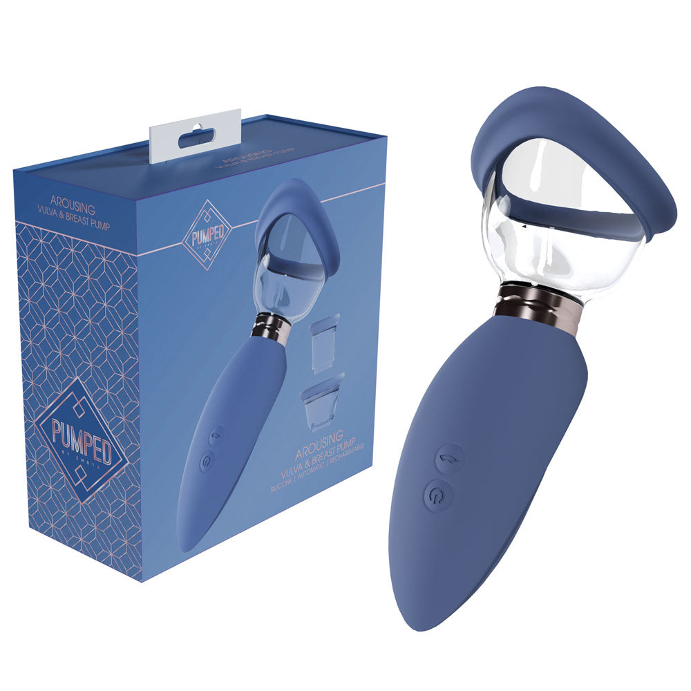 Shots Toys | PUMPED Arousing Auto Ladies Pump - Blue