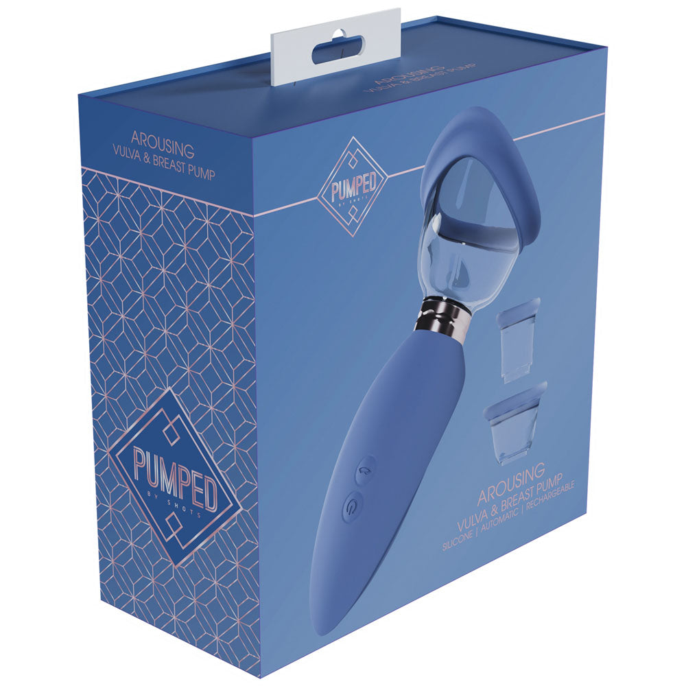 Shots Toys | PUMPED Arousing Auto Ladies Pump - Blue