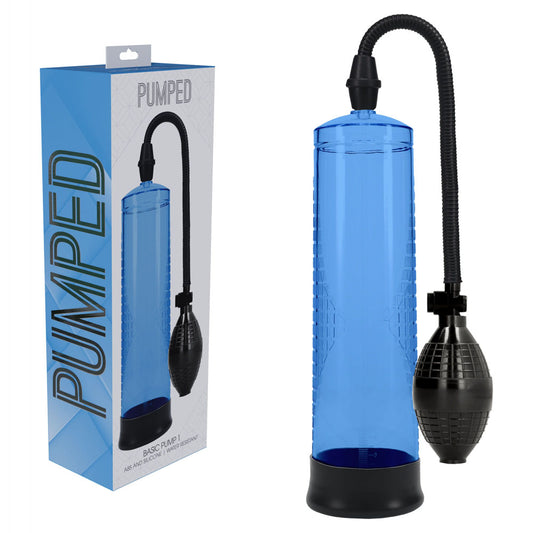 Shots Toys | PUMPED Basic Pump 1 - Blue Penis Pump