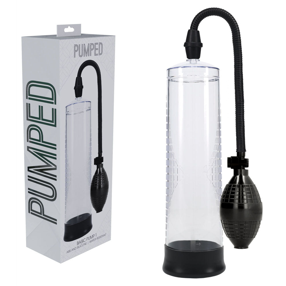 Shots Toys | PUMPED Basic Pump 1 - Transparent Penis Pump