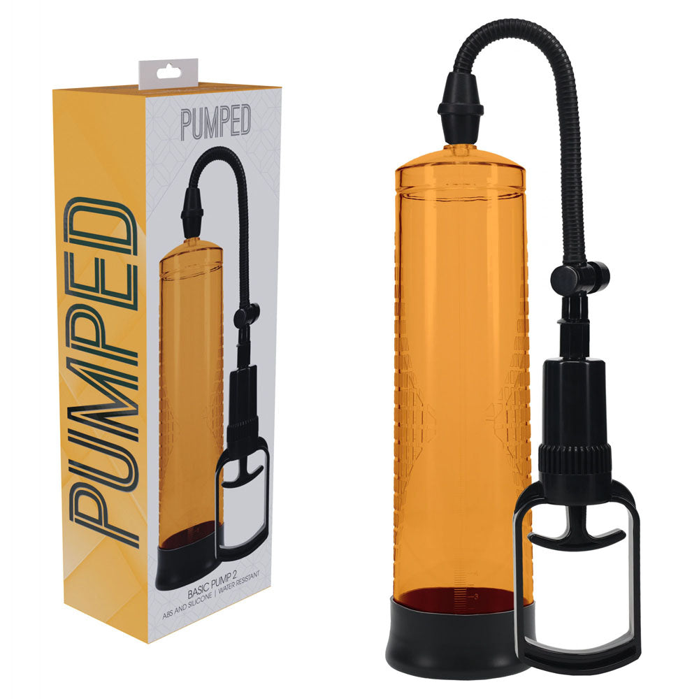 Shots Toys | PUMPED Basic Pump 2 - Orange Penis Pump