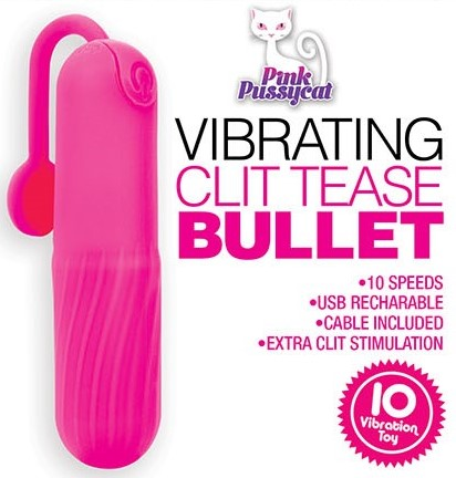 Cousins Group | Pink Pussycat Vibrating Clit Tease Bullet