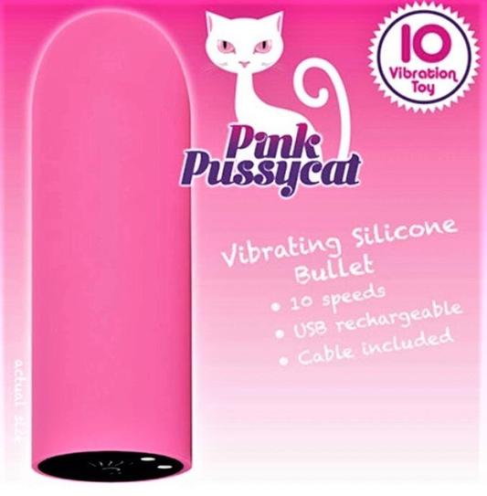 Cousins Group | Pink Pussycat Recharheable Silicone Bullet Vibrator