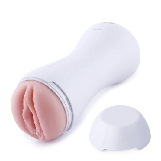 HiSmith - Vibrating Pussy Stroker with White Case (KlicLok)