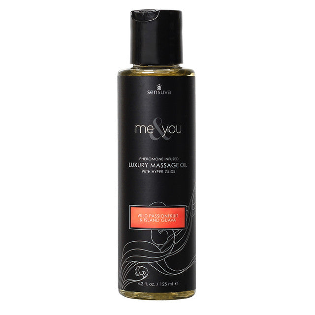 Sensuva Me & You Massage Oil 125ml - MULTIPLE FLAVOURS