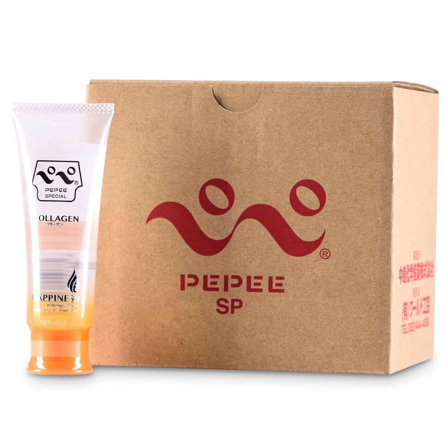 Pepee Collagen Water Based Lubricant compatible with Nuru Massage 50ml