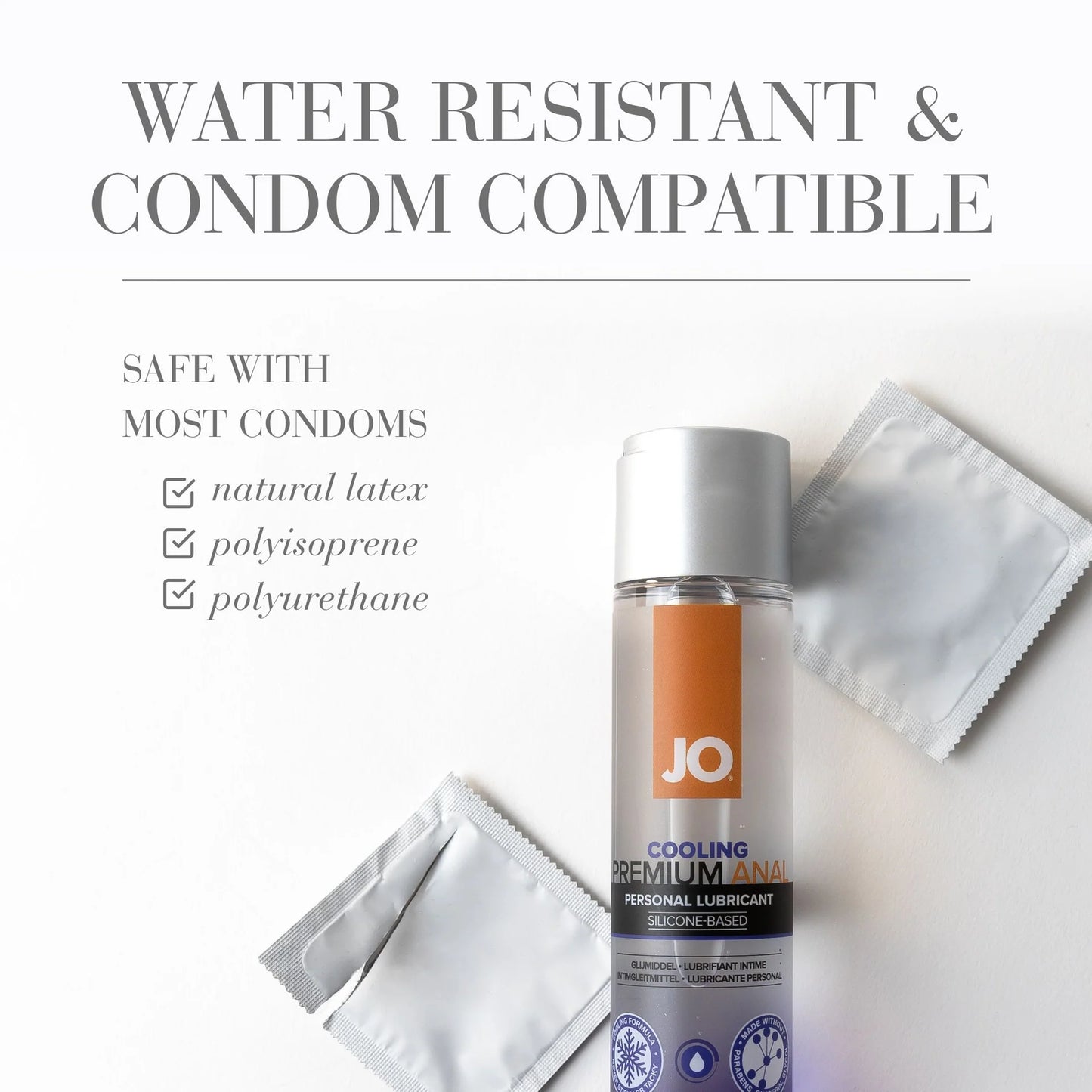 JO Premium Anal Silicone Cooling Lubricant 2oz/60ml