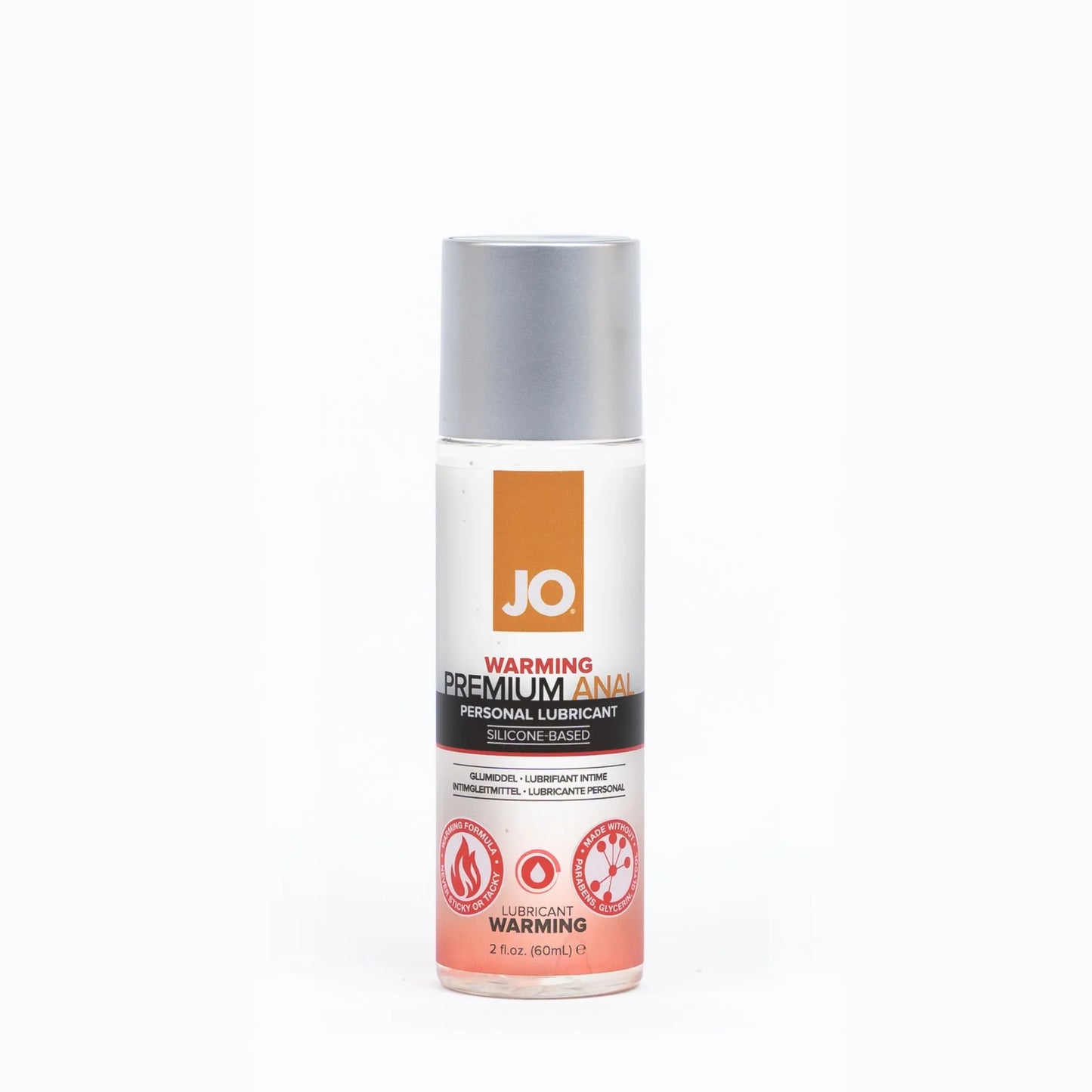 JO Premium Anal Silicone Warming Lubricant 2oz/60ml