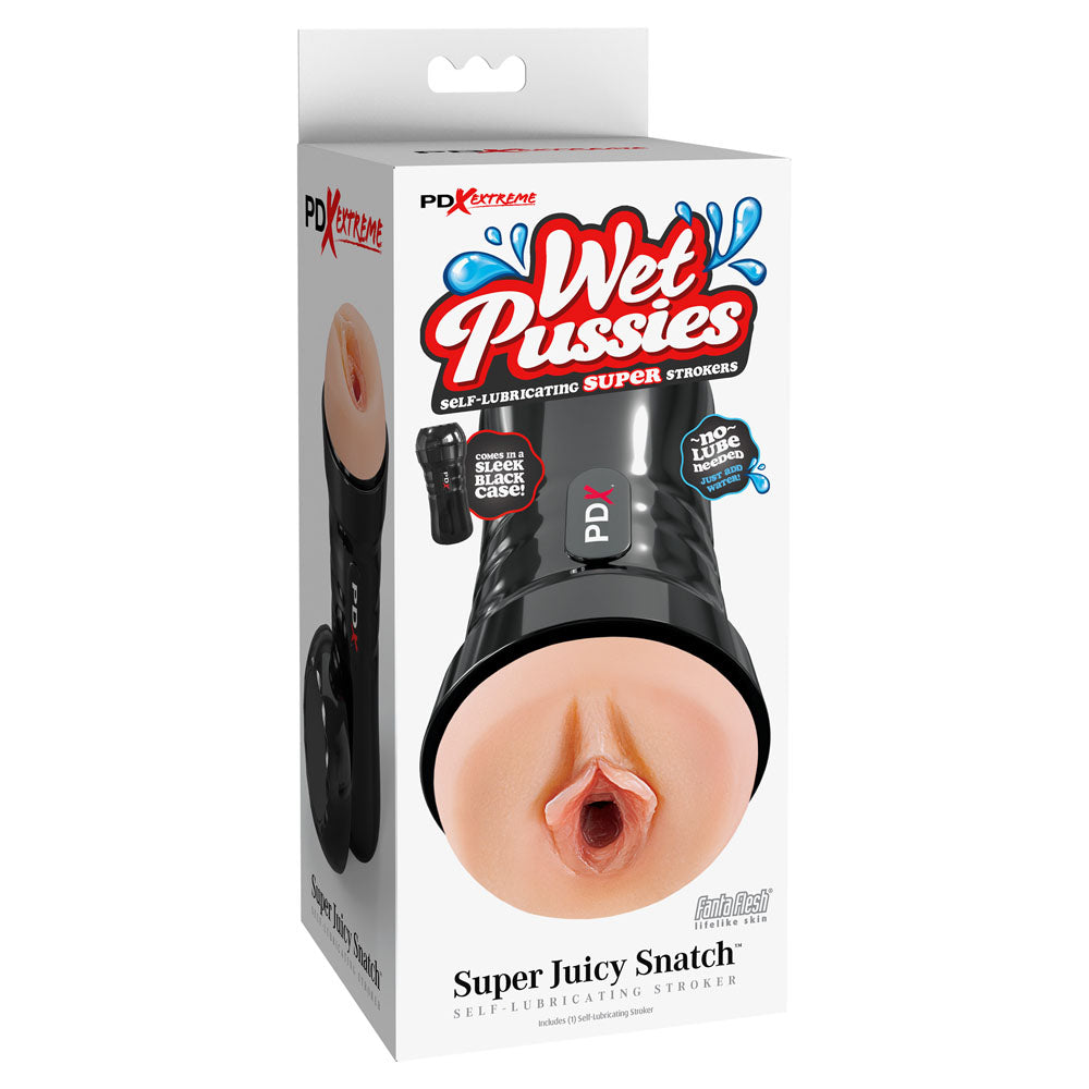 Pipedream PDX Extreme - Wet Pussies - Super Juicy Snatch - Self Lubricating Flesh Vagina Stroker