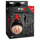 Pipedream PDX Elite Ass-gasm Vibrating Kit - Black Male Kit - 11 Piece Set