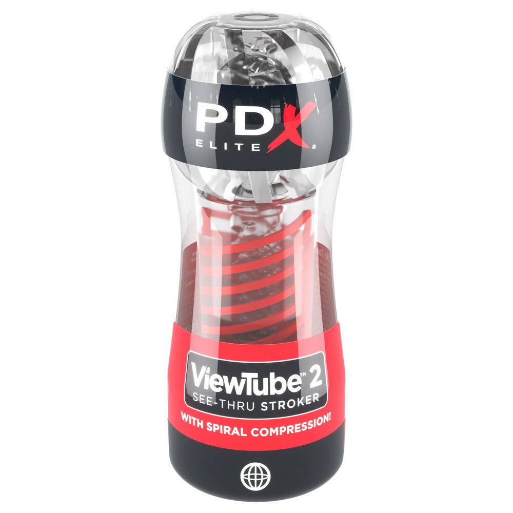 Pipedream PDX Elite Viewtube 2 - Clear Stroker